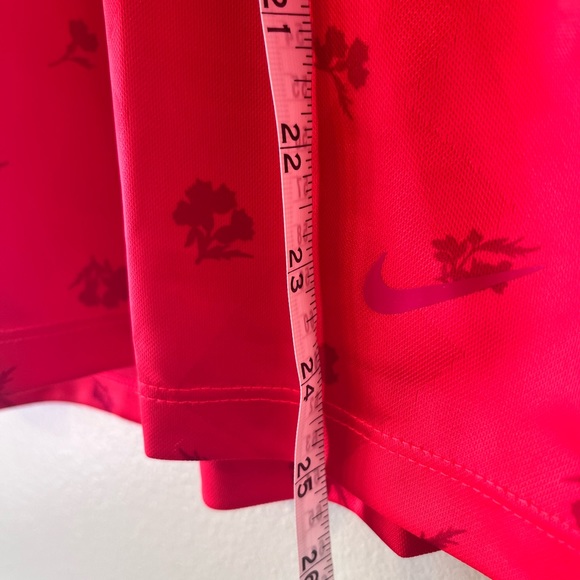 Nike Dri-Fit Slim Fit Athletic Floral Red Monochrome Sleeveless Shirt Tank. M. - Picture 14 of 17